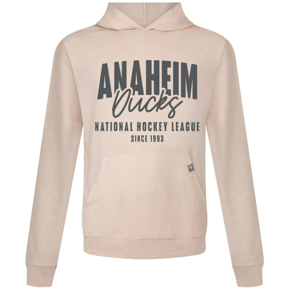 Anaheim Ducks Levelwear Relay Response Pullover Hoodie - Khaki Hoodies