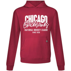 Chicago Blackhawks Levelwear Relay Response Pullover Hoodie - Red Hoodies