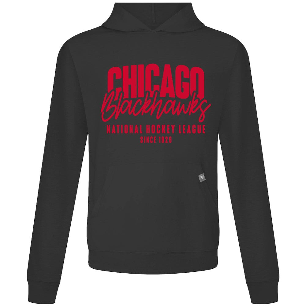 Chicago Blackhawks Levelwear Relay Response Pullover Hoodie - Black Hoodies