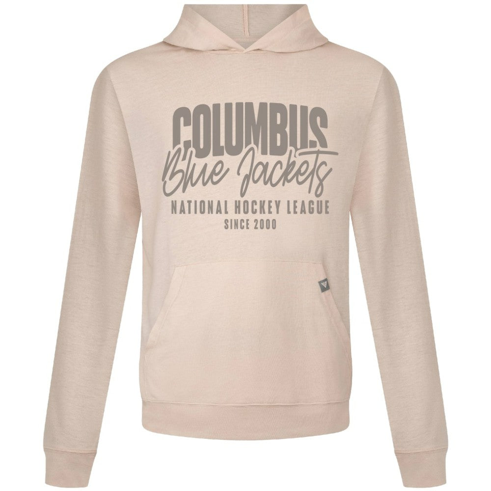 Columbus Blue Jackets Levelwear Relay Response Pullover Hoodie - Khaki Hoodies