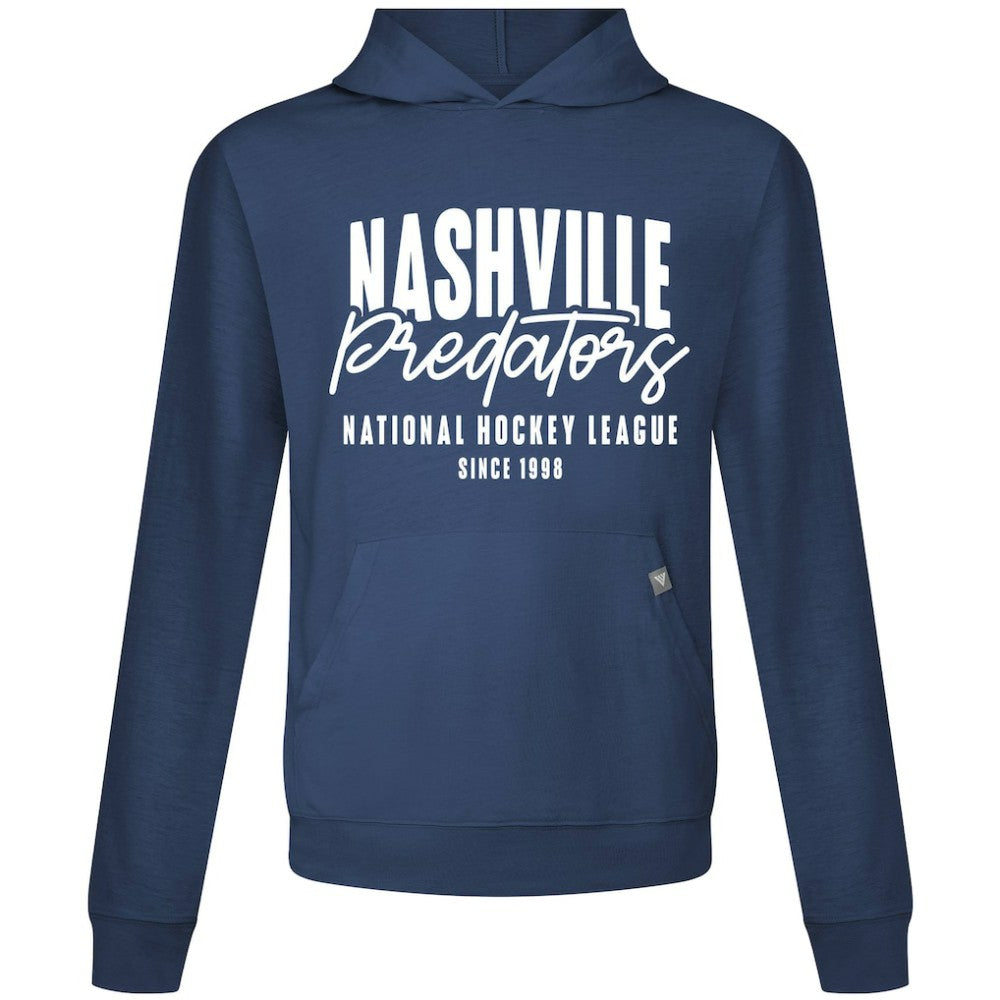 Nashville Predators Levelwear Relay Response Pullover Hoodie - Navy Hoodies