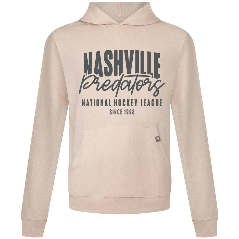 Nashville Predators Levelwear Relay Response Pullover Hoodie - Khaki Hoodies