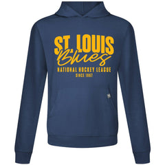 St. Louis Blues Levelwear Relay Response Pullover Hoodie - Navy Hoodies