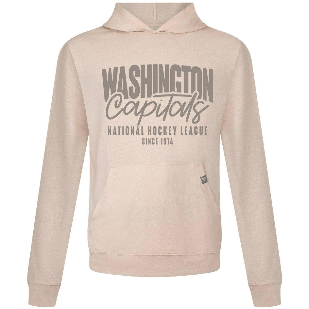 Washington Capitals Levelwear Relay Response Pullover Hoodie - Khaki Hoodies