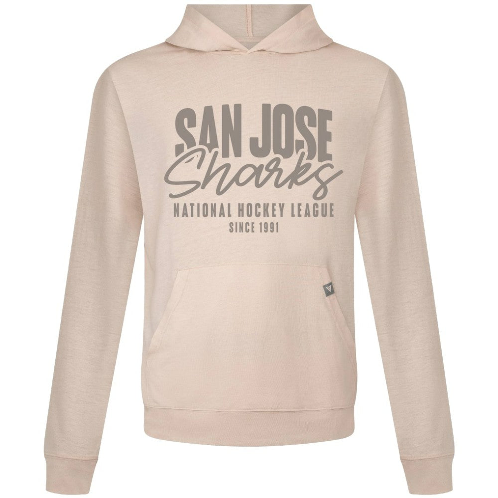 San Jose Sharks Levelwear Relay Response Pullover Hoodie - Khaki Hoodies