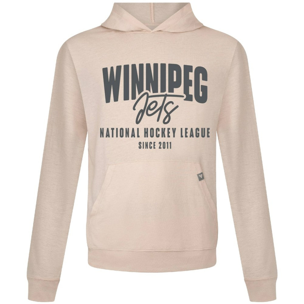 Winnipeg Jets Levelwear Relay Response Pullover Hoodie - Khaki Hoodies