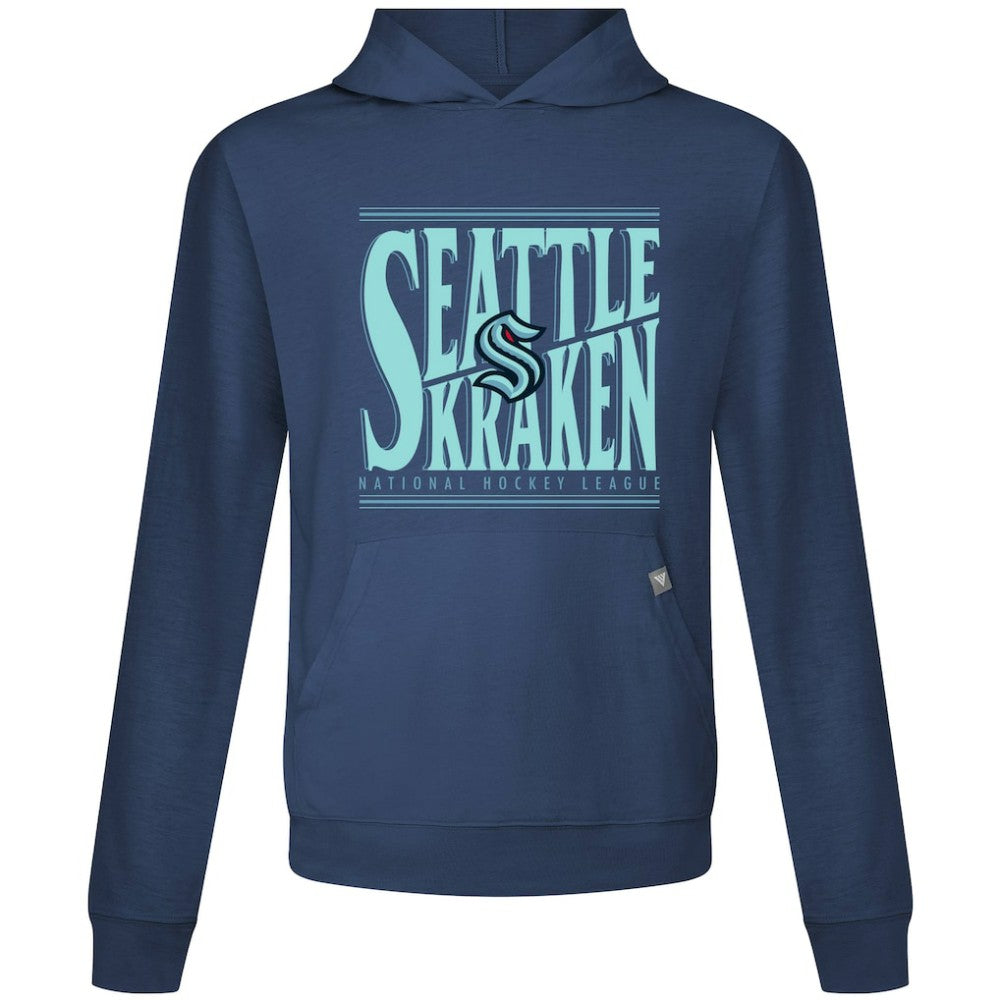Seattle Kraken Levelwear Relay Powerhouse Pullover Hoodie - Deep Sea Blue Hoodies