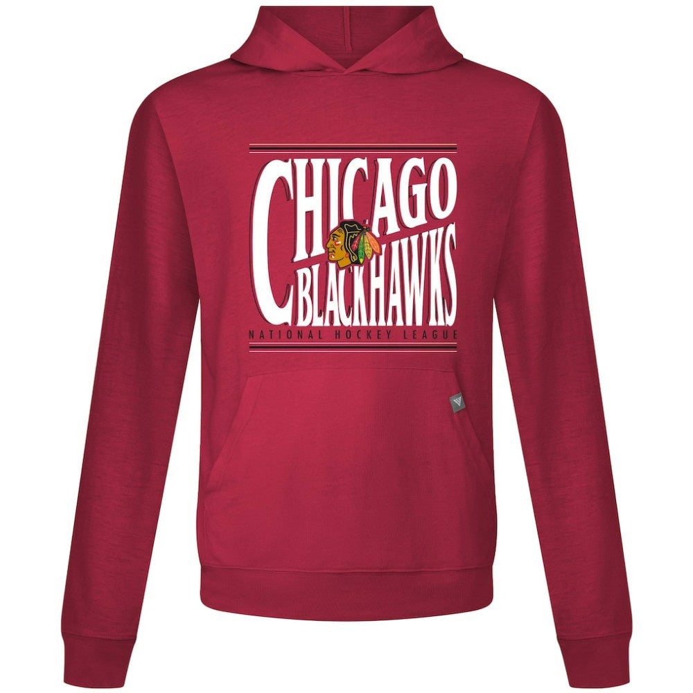 Chicago Blackhawks Levelwear Relay Powerhouse Pullover Hoodie - Red Hoodies
