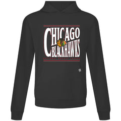 Chicago Blackhawks Levelwear Relay Powerhouse Pullover Hoodie - Black Hoodies