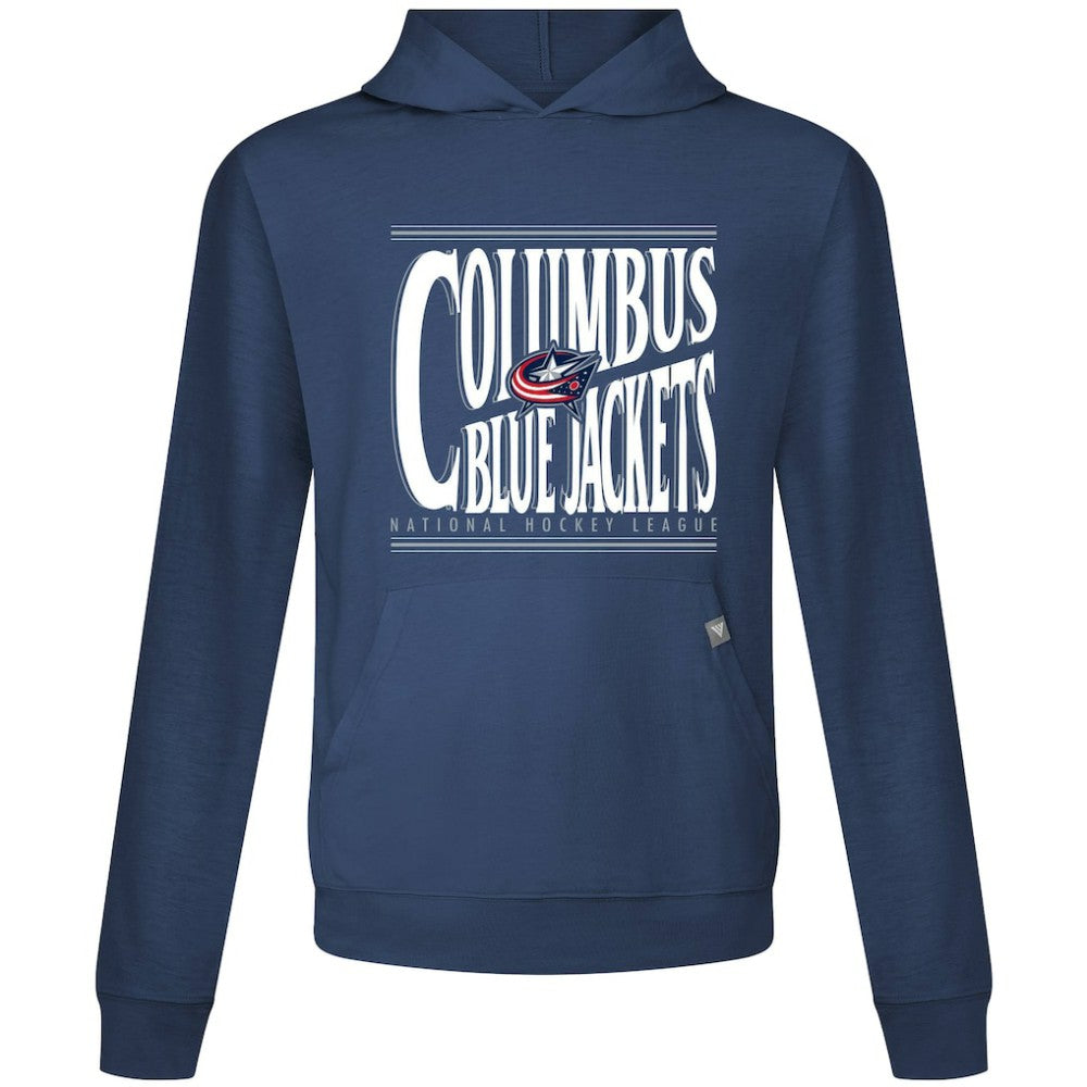 Columbus Blue Jackets Levelwear Relay Powerhouse Pullover Hoodie - Navy Hoodies