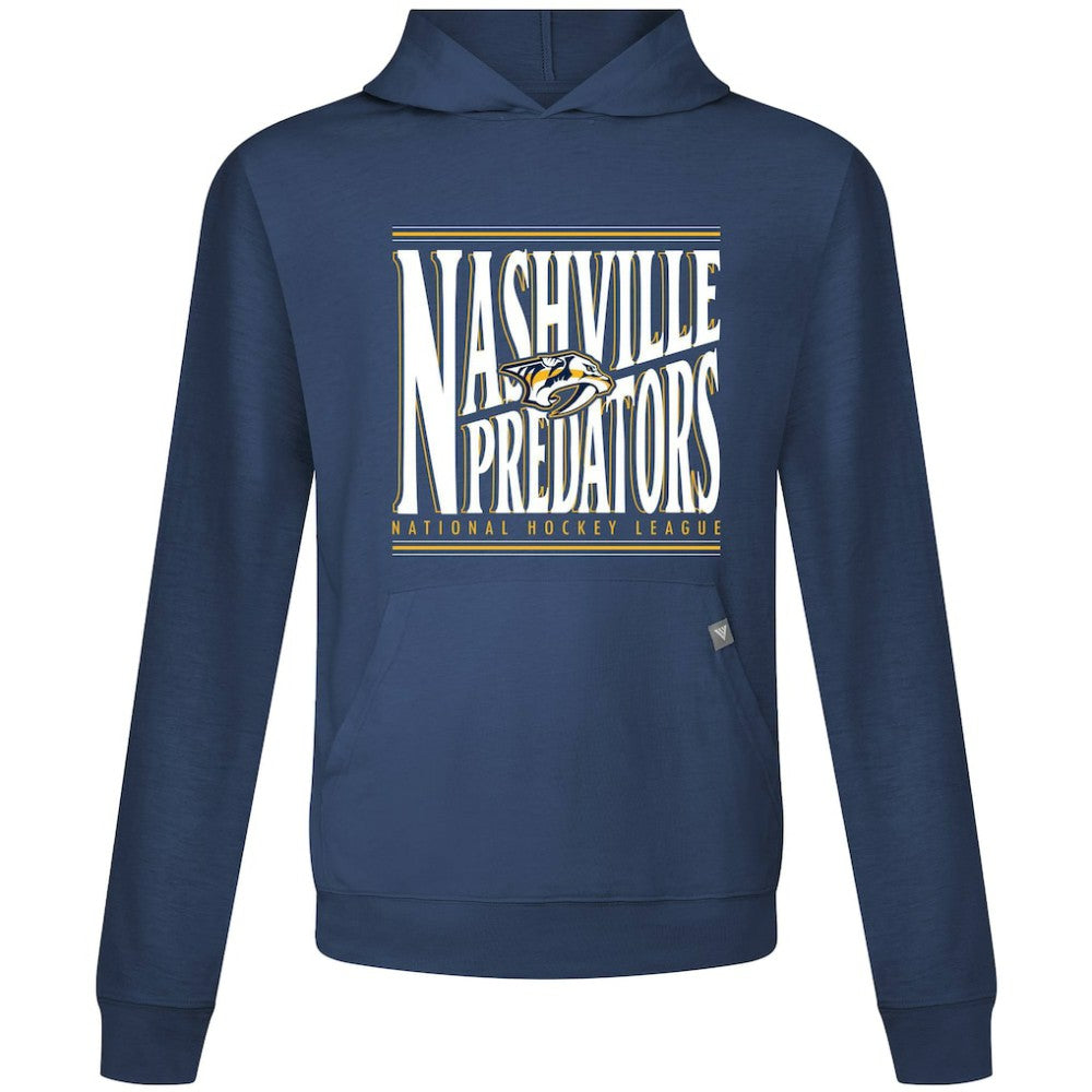 Nashville Predators Levelwear Relay Powerhouse Pullover Hoodie - Navy Hoodies