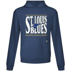 St. Louis Blues Levelwear Relay Powerhouse Pullover Hoodie - Navy Hoodies