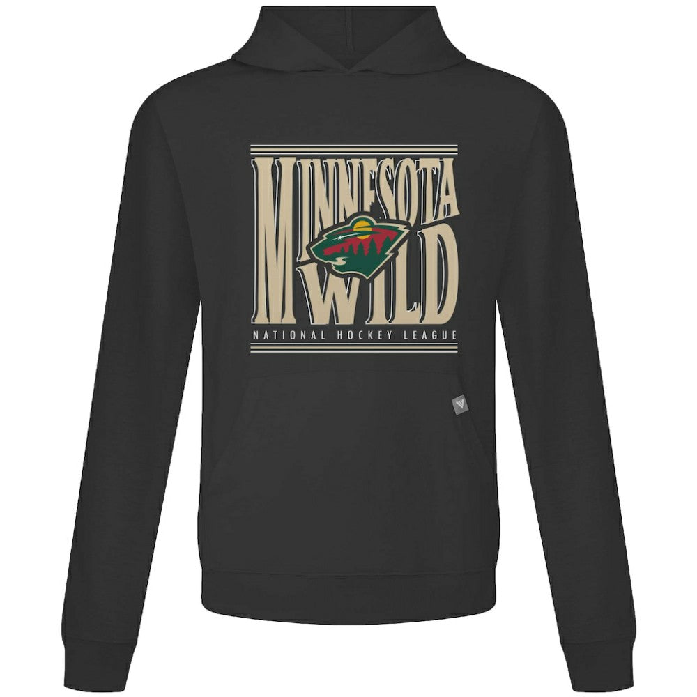 Minnesota Wild Levelwear Relay Powerhouse Pullover Hoodie - Black Hoodies