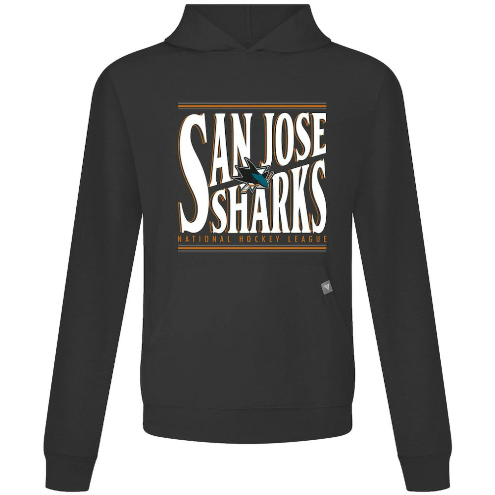 San Jose Sharks Levelwear Relay Powerhouse Pullover Hoodie - Black Hoodies