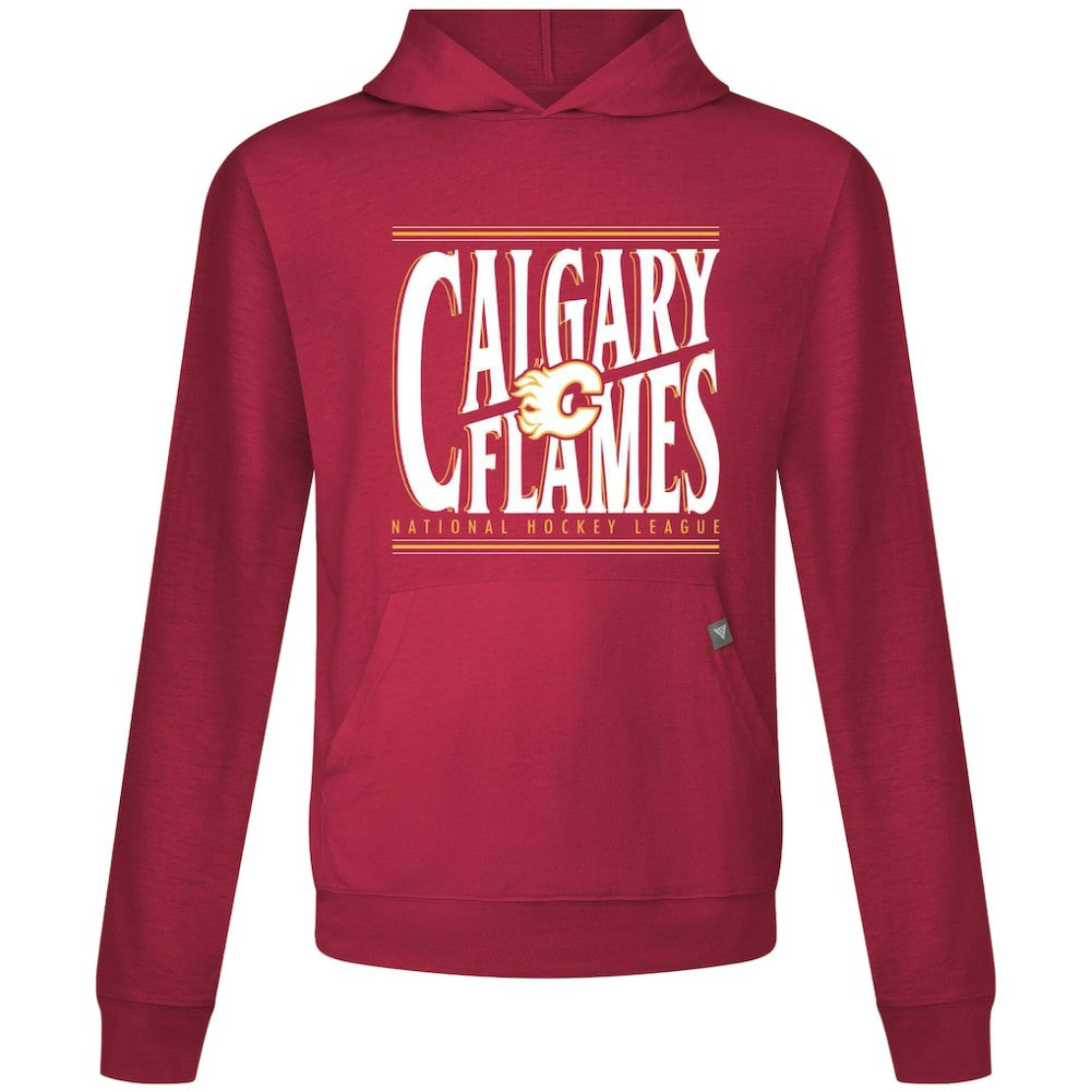 Calgary Flames Levelwear Relay Powerhouse Pullover Hoodie - Red Hoodies