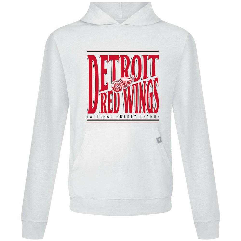 Detroit Red Wings Levelwear Relay Powerhouse Pullover Hoodie - White Hoodies