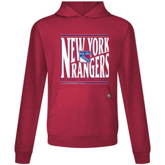 New York Rangers Levelwear Relay Powerhouse Pullover Hoodie - Red Hoodies