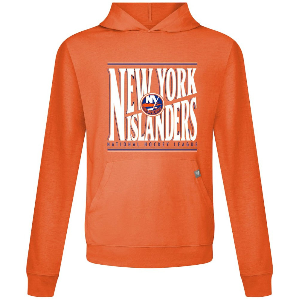 New York Islanders Levelwear Relay Powerhouse Pullover Hoodie - Orange Hoodies