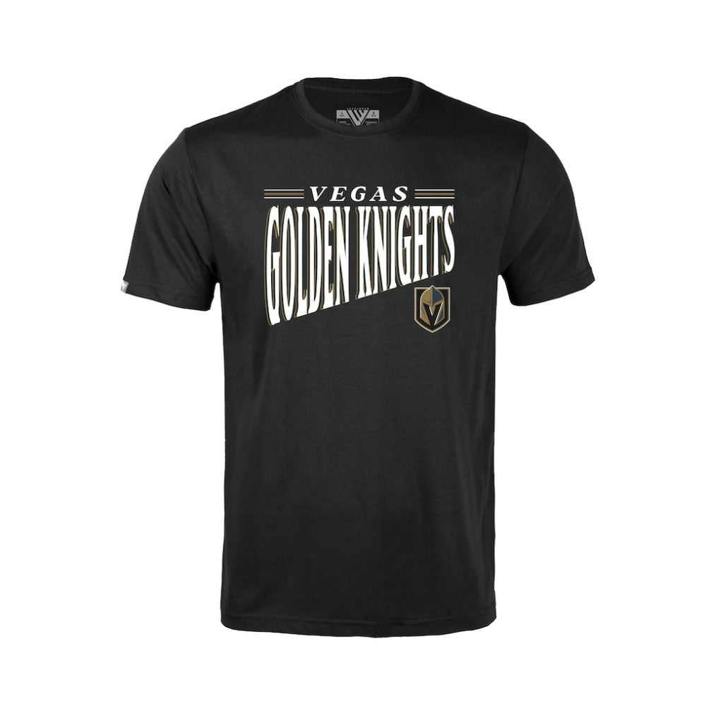 Vegas Golden Knights Levelwear Youth Little Richmond Tally T-Shirt - Black T-shirts