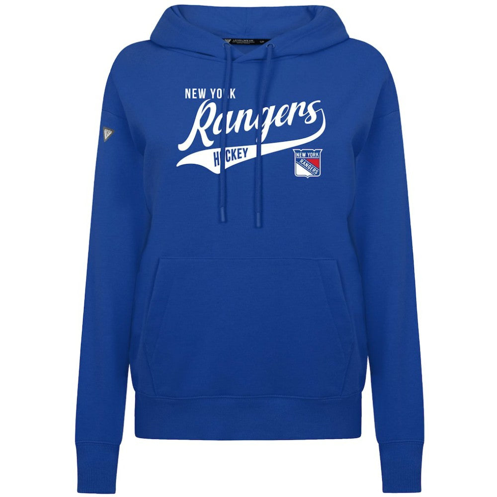 New York Rangers Levelwear Women's Adorn Glide Pullover Hoodie - Royal Hoodies