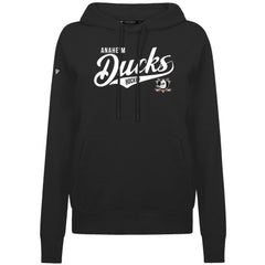 Anaheim Ducks Levelwear Women's Adorn Glide Pullover Hoodie - Black Hoodies