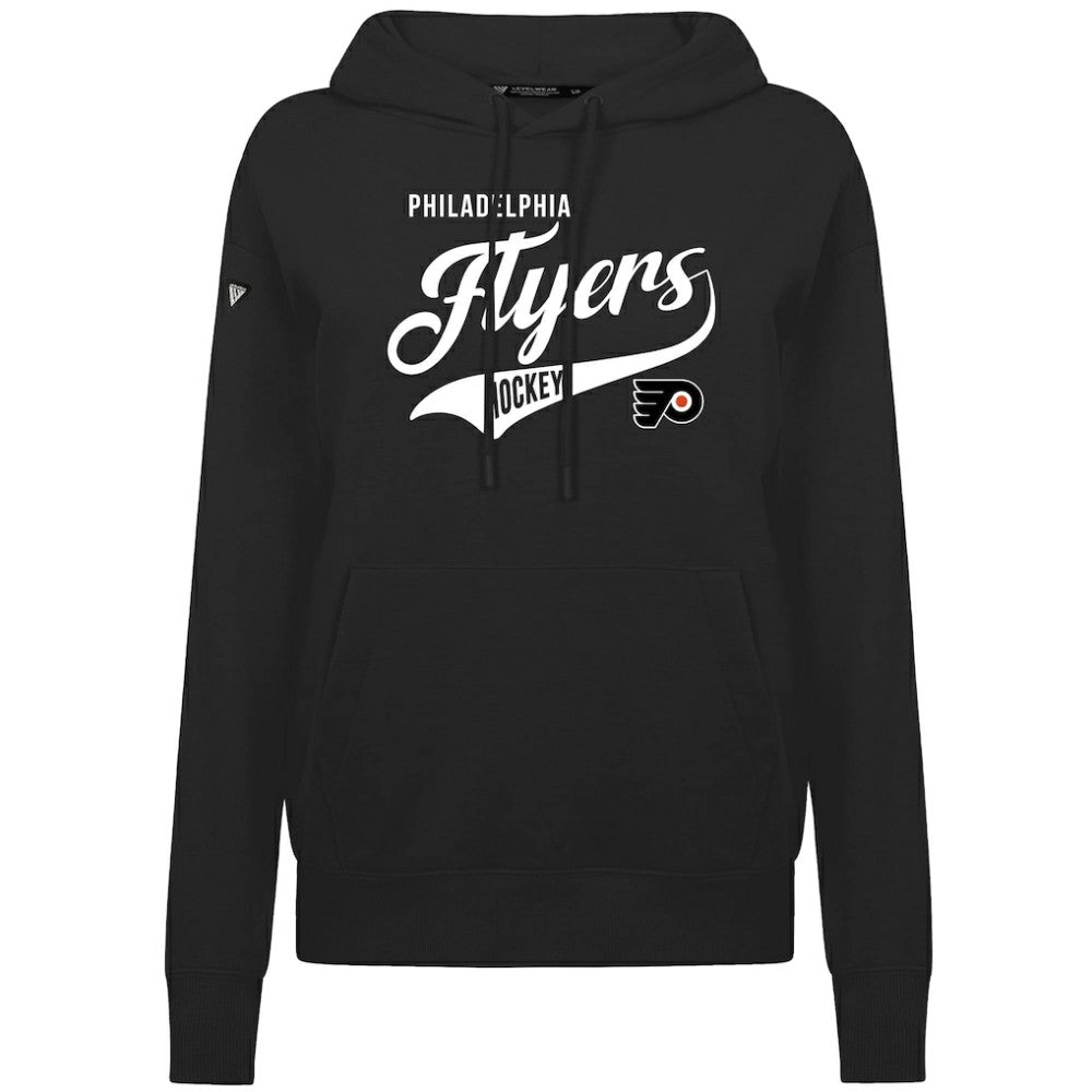 Philadelphia Flyers Levelwear Women's Adorn Glide Pullover Hoodie - Black Hoodies