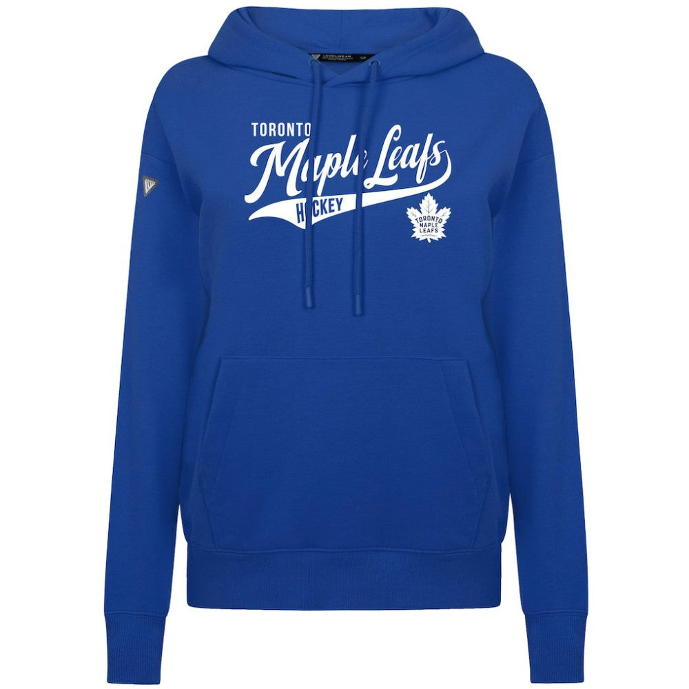 Toronto Maple Leafs Levelwear Women's Adorn Glide Pullover Hoodie - Royal Hoodies