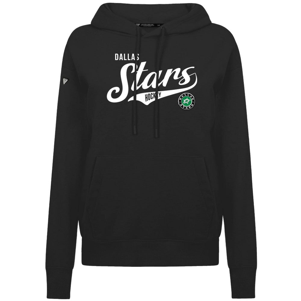 Dallas Stars Levelwear Women's Adorn Glide Pullover Hoodie - Black Hoodies