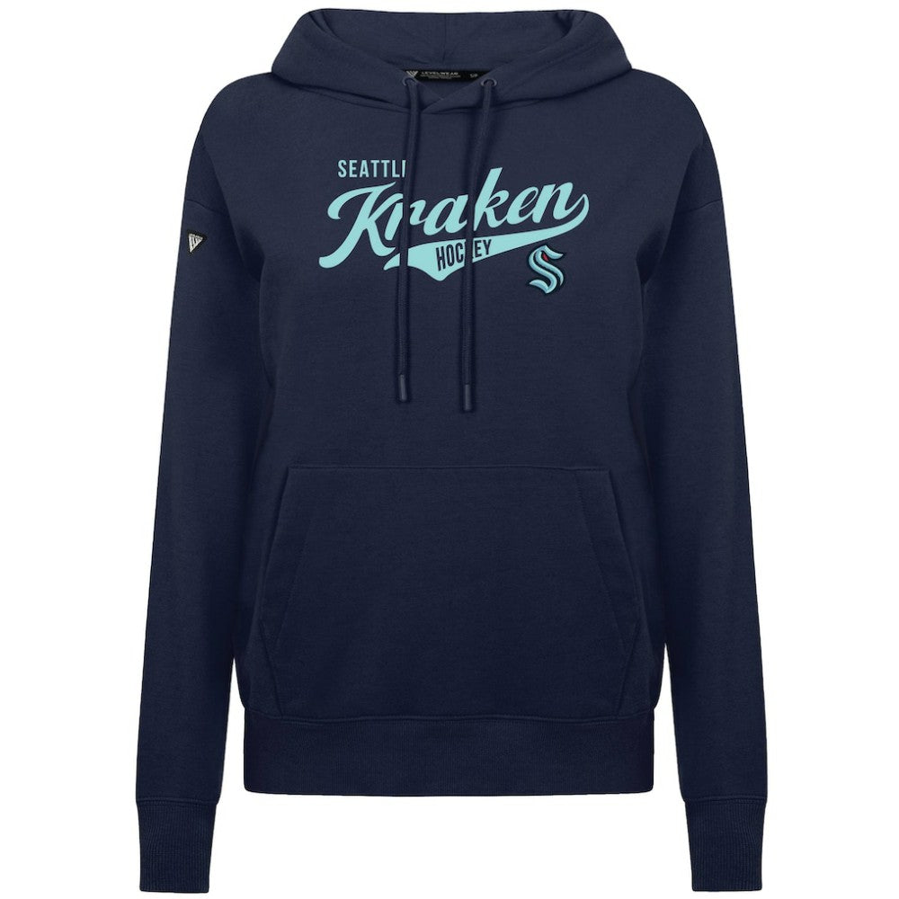 Seattle Kraken Levelwear Women's Adorn Glide Pullover Hoodie - Deep Sea Blue Hoodies