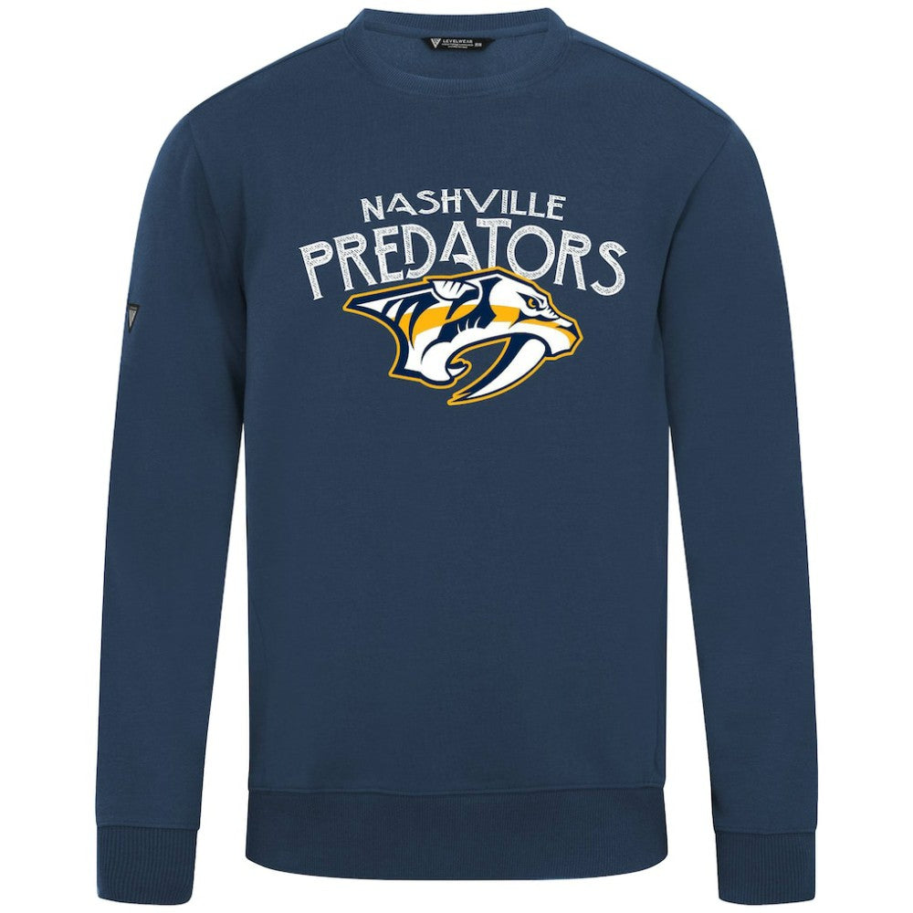 Nashville Predators Levelwear Zane Mission Sweatshirt - Navy Sweatshirts