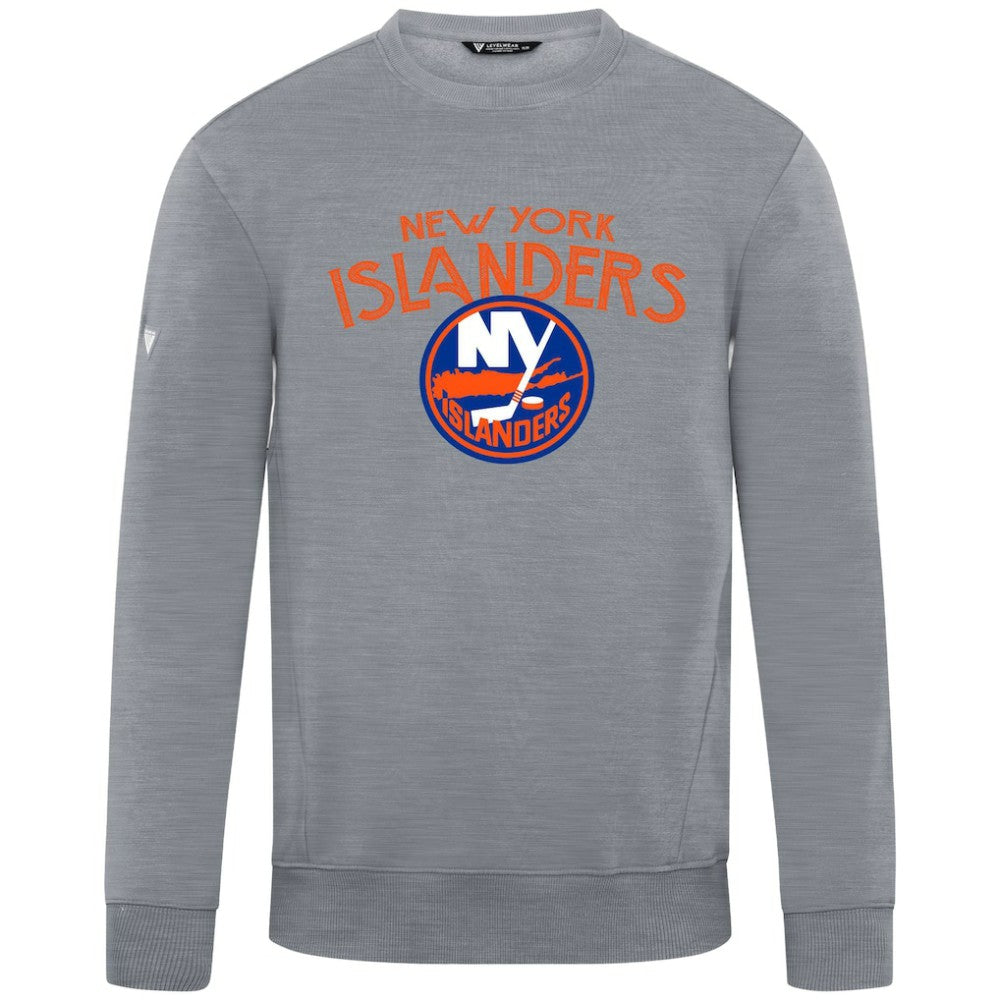 New York Islanders Levelwear Zane Mission Sweatshirt - Gray Sweatshirts