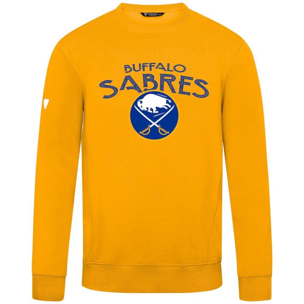 Buffalo Sabres Levelwear Zane Mission Sweatshirt - Gold Sweatshirts