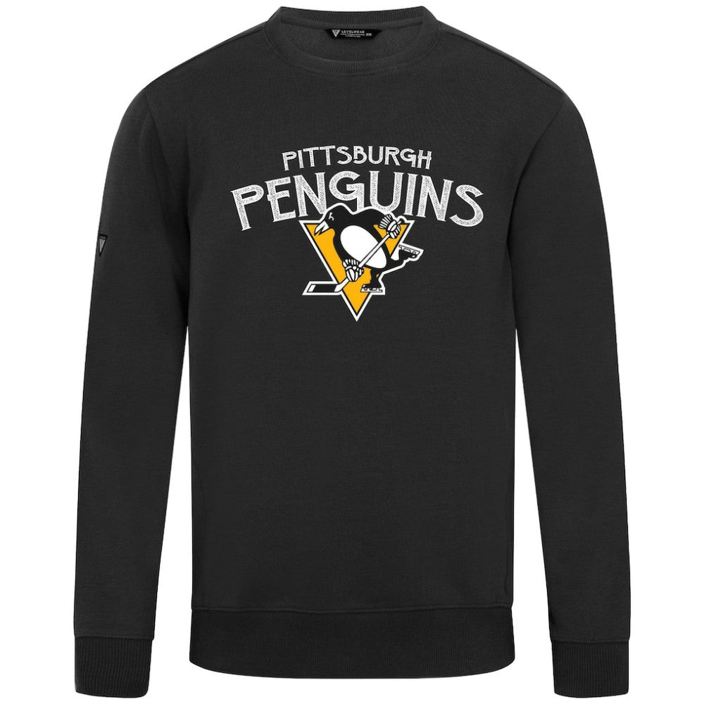 Pittsburgh Penguins Levelwear Zane Mission Sweatshirt - Black Sweatshirts