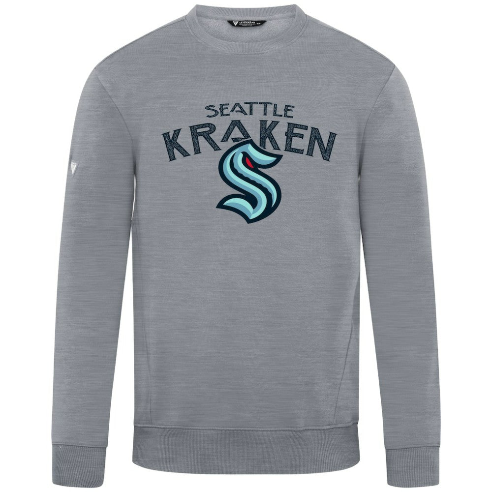 Seattle Kraken Levelwear Zane Mission Sweatshirt - Gray Sweatshirts