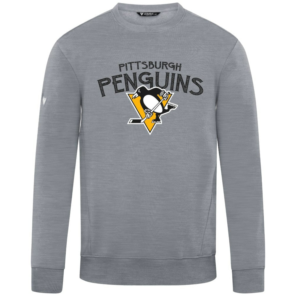 Pittsburgh Penguins Levelwear Zane Mission Sweatshirt - Gray Sweatshirts