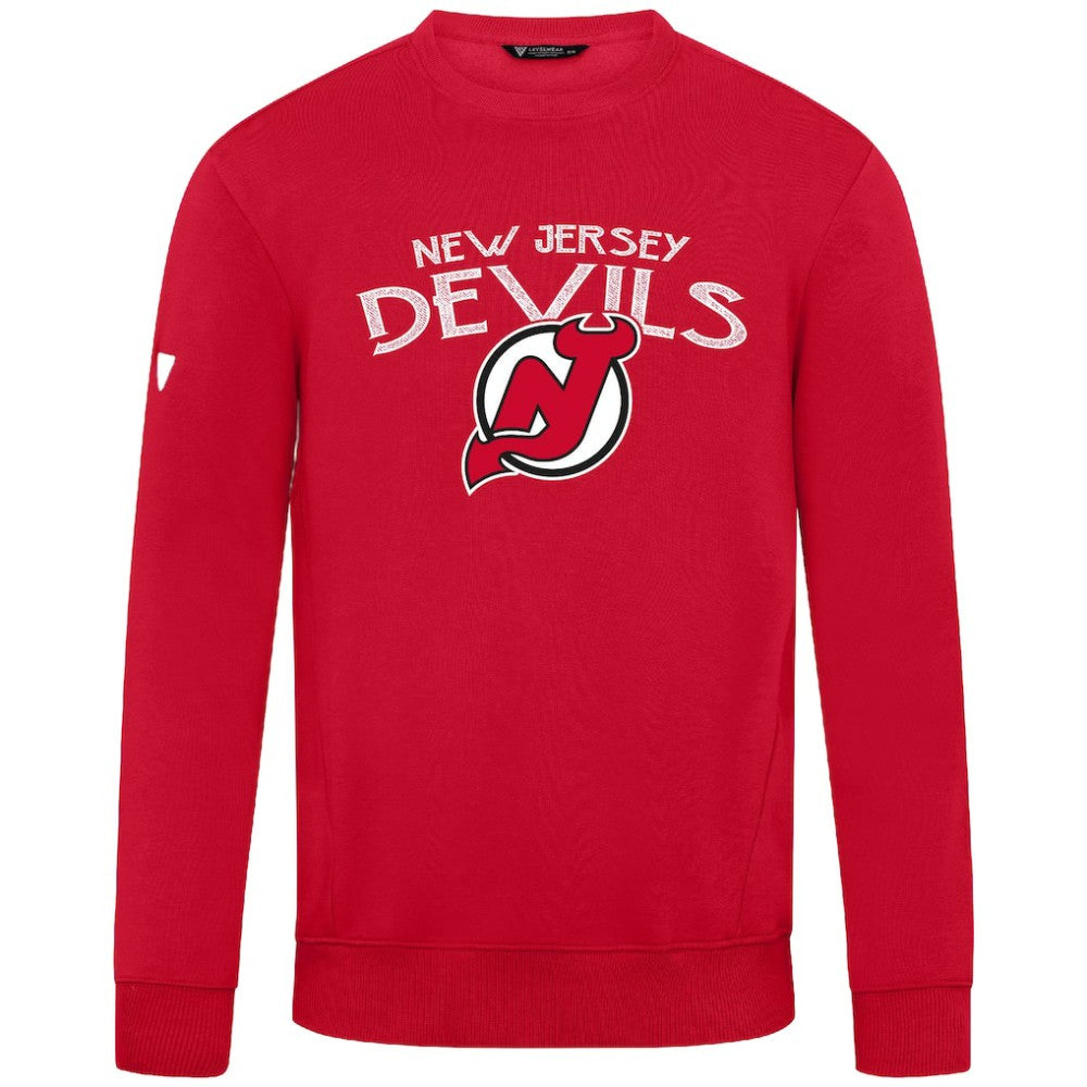 New Jersey Devils Levelwear Zane Mission Sweatshirt - Red Sweatshirts