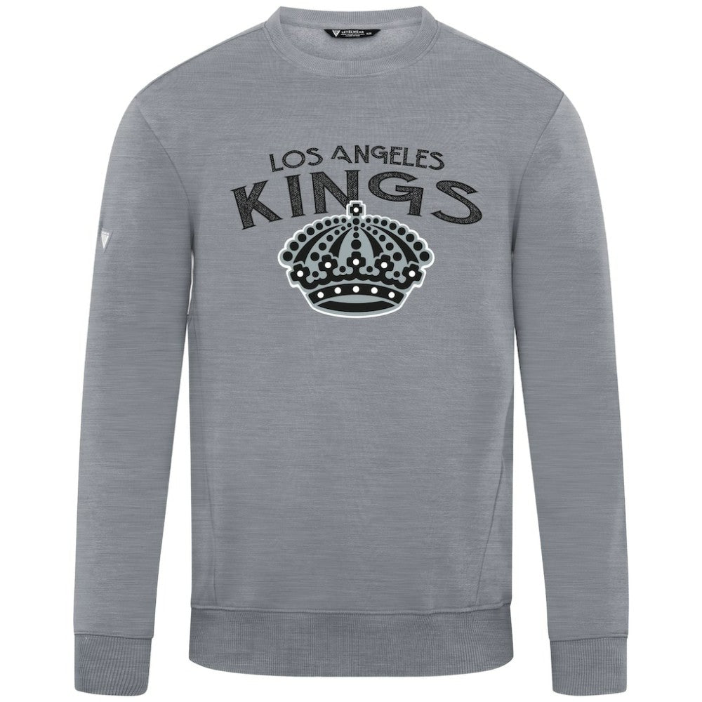 Los Angeles Kings Levelwear Zane Mission Sweatshirt - Gray Sweatshirts