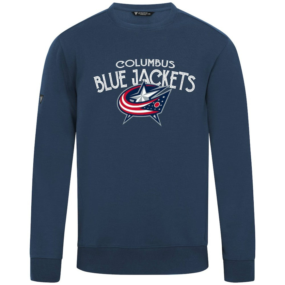 Columbus Blue Jackets Levelwear Zane Mission Sweatshirt - Navy Sweatshirts
