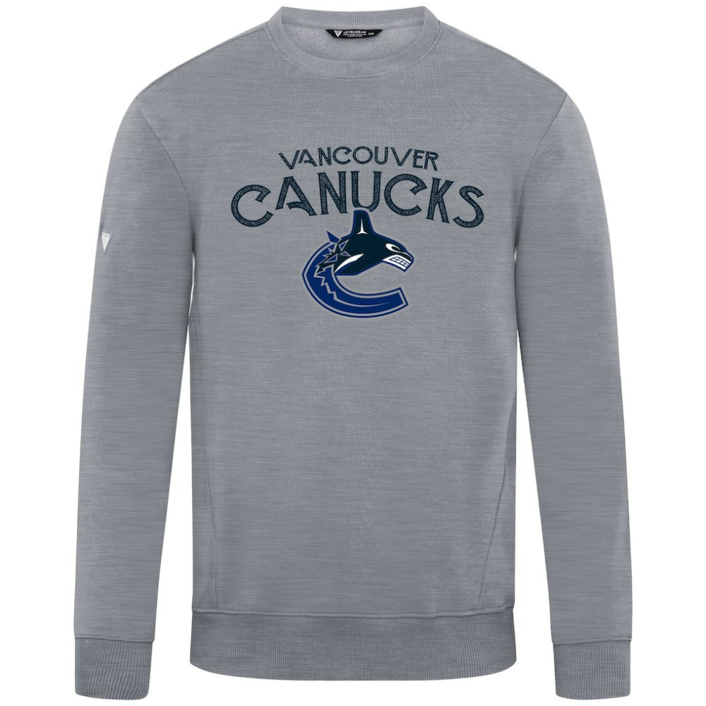 Vancouver Canucks Levelwear Zane Mission Sweatshirt - Gray Sweatshirts