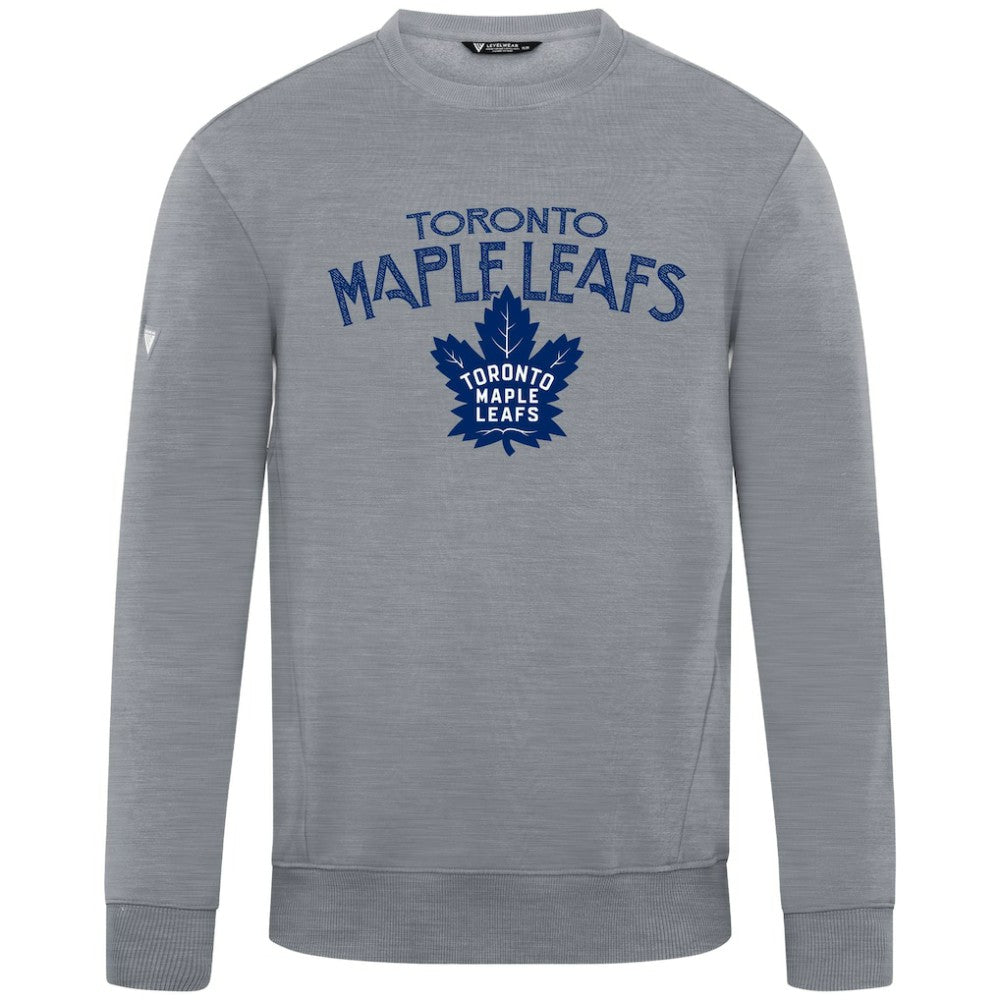 Toronto Maple Leafs Levelwear Zane Mission Sweatshirt - Gray Sweatshirts