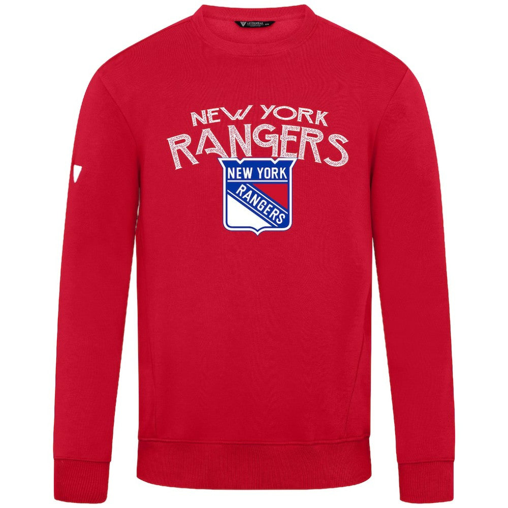 New York Rangers Levelwear Zane Mission Sweatshirt - Red Sweatshirts
