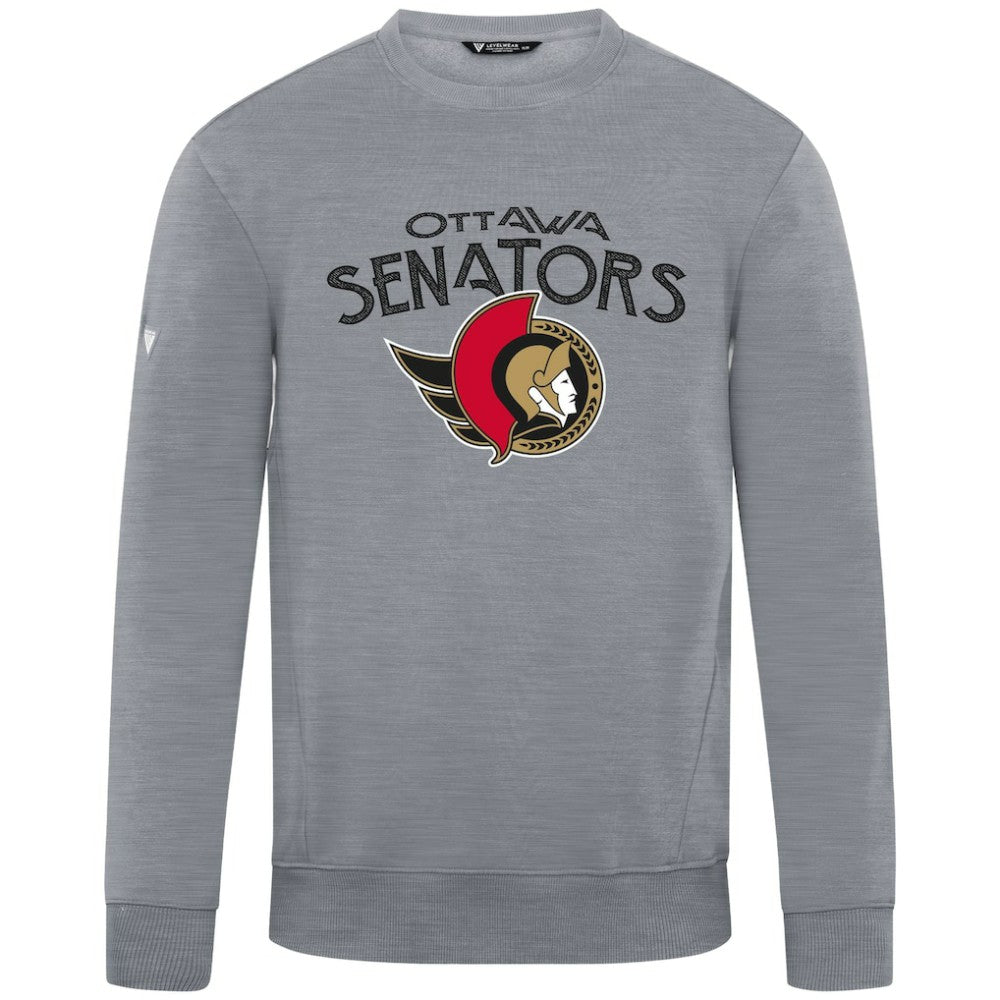 Ottawa Senators Levelwear Zane Mission Sweatshirt - Gray Sweatshirts