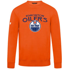 Edmonton Oilers Levelwear Zane Mission Sweatshirt - Orange Sweatshirts