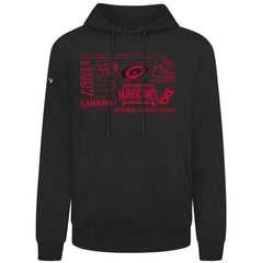 Carolina Hurricanes Levelwear Podium Campaign Pullover Hoodie - Black Hoodies