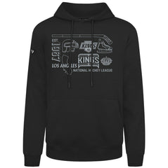 Los Angeles Kings Levelwear Podium Campaign Pullover Hoodie - Black Hoodies