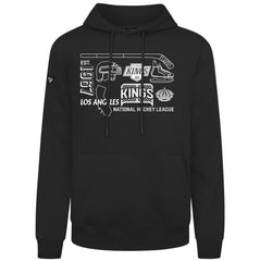 Los Angeles Kings Levelwear Podium Campaign Pullover Hoodie - Black Hoodies