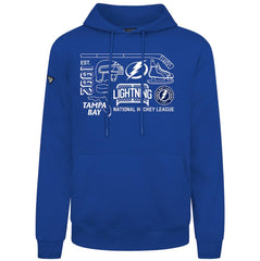 Tampa Bay Lightning Levelwear Podium Campaign Pullover Hoodie - Royal Hoodies