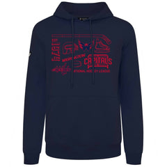 Washington Capitals Levelwear Podium Campaign Pullover Hoodie - Navy Hoodies