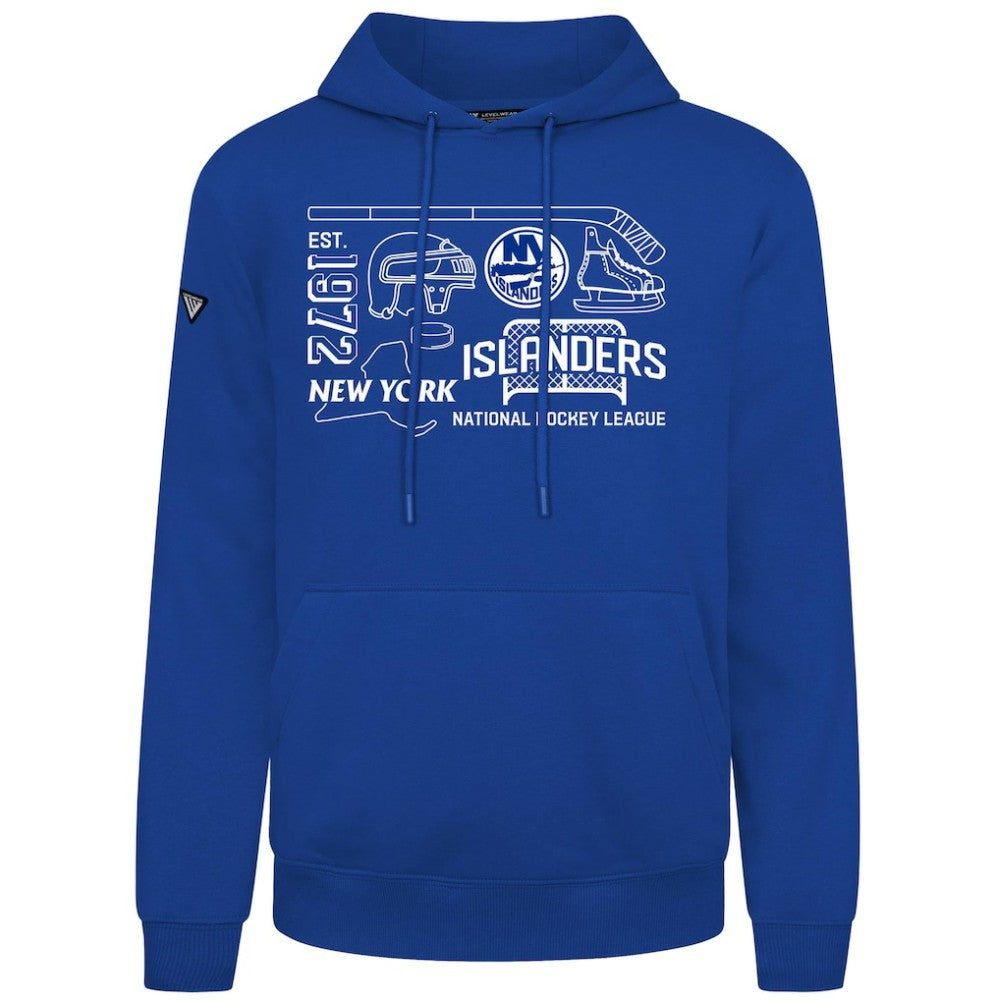 New York Islanders Levelwear Podium Campaign Pullover Hoodie - Royal Hoodies