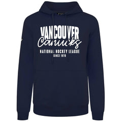 Vancouver Canucks Levelwear Podium Response Pullover Hoodie - Navy Hoodies